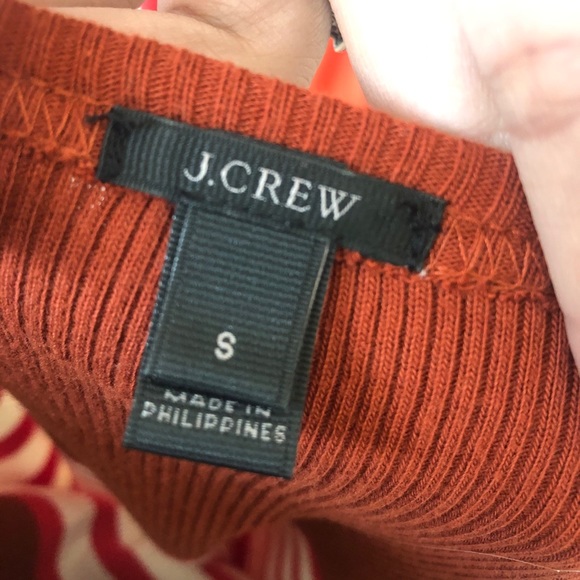 J. Crew Striped Ribbed Thermal Top S Like new - Picture 5 of 7